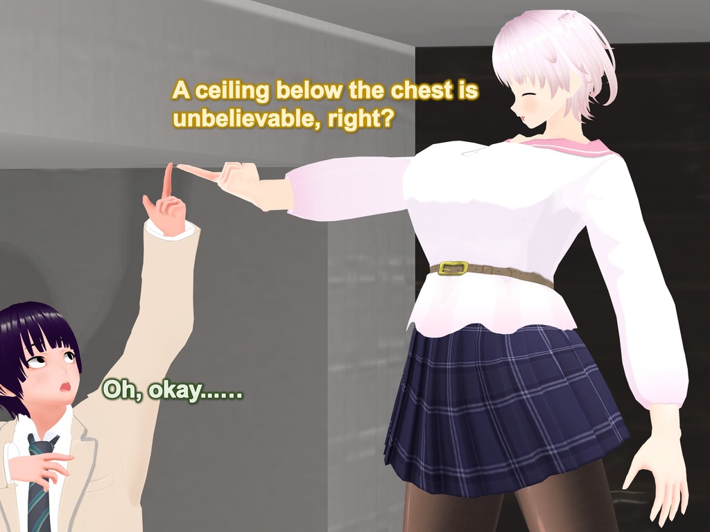 Outgrowing only girls, Overtake boys, Low-ceiling room Arc(pdf, jpg, mp4)