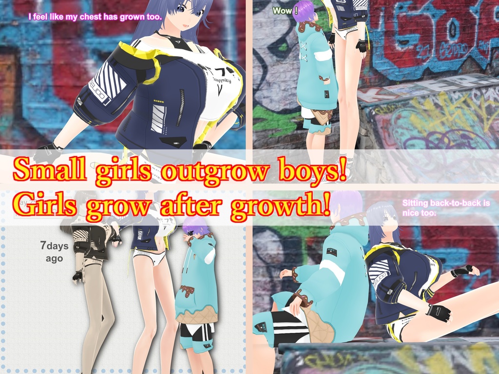 Outgrowing only girls, Overtake boys, street culture Arc(pdf, jpg, mp4)