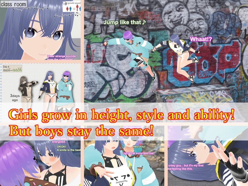 Outgrowing only girls, Overtake boys, street culture Arc(pdf, jpg, mp4)
