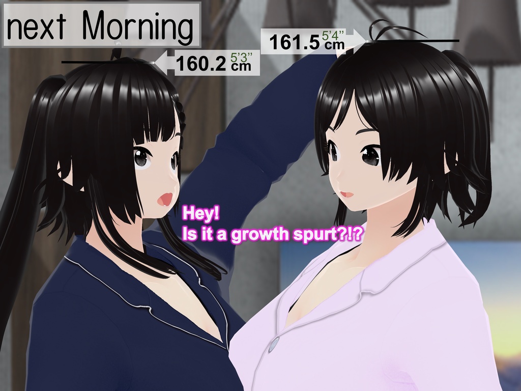 Outgrowing only girls, Overtake boys, Growth sound. Sisters' Ascent Arc(pdf, jpg, mp4)
