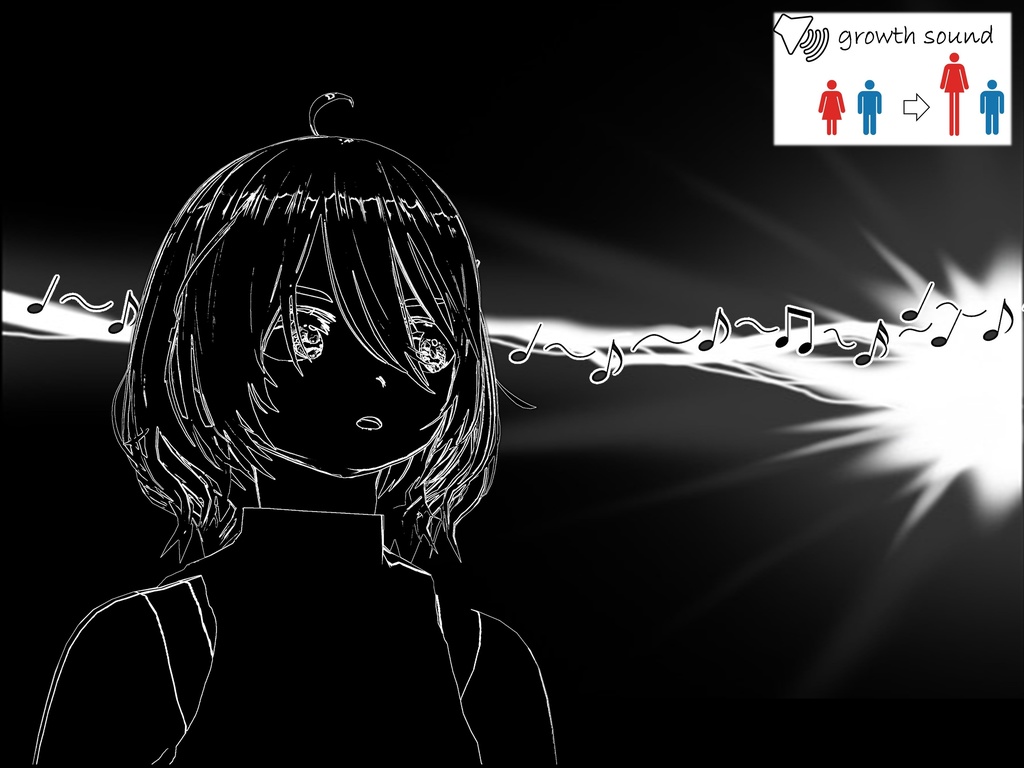 女子だけ成長 男子を追い抜く 成長音~バス停編~(pdf, jpg, mp4)