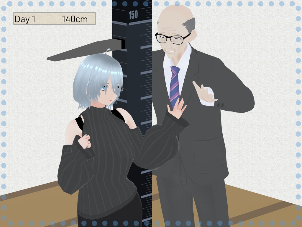 女子だけ成長 男子を追い抜く 成長音~バス停編~(pdf, jpg, mp4)