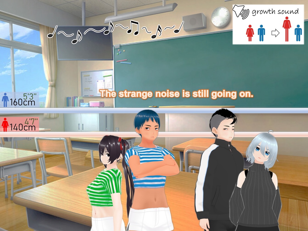 Outgrowing only girls, Overtake boys, Growth sound. Beach Arc(pdf, jpg, mp4)