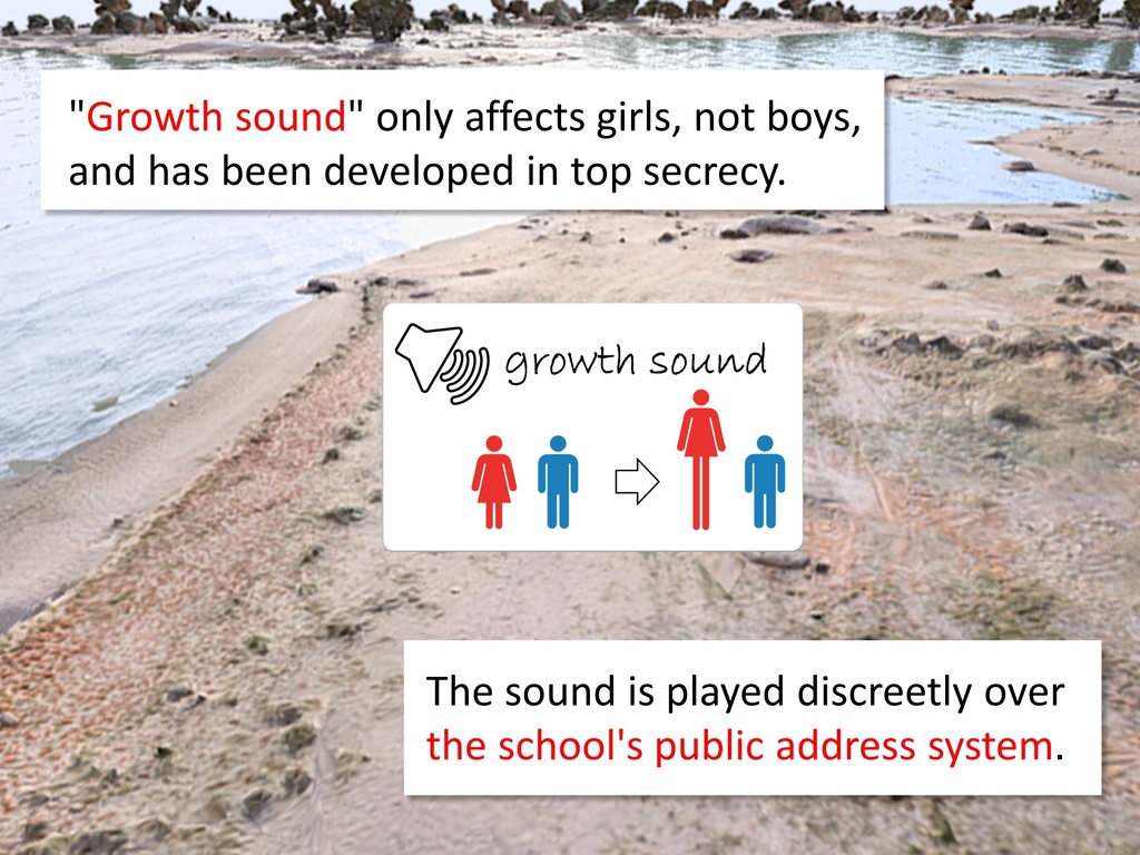 Outgrowing only girls, Overtake boys, Growth sound. Beach Arc(pdf, jpg, mp4)