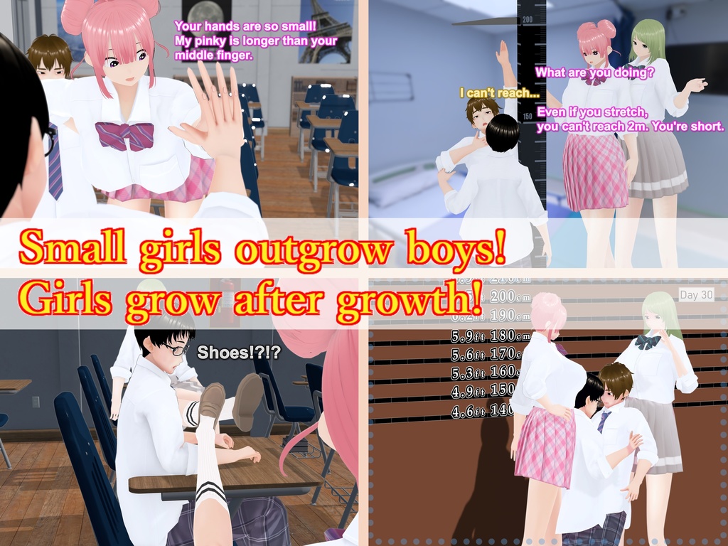 Outgrowing only girls, Overtake boys, Growth sound. Classmate Arc(pdf, jpg, mp4)