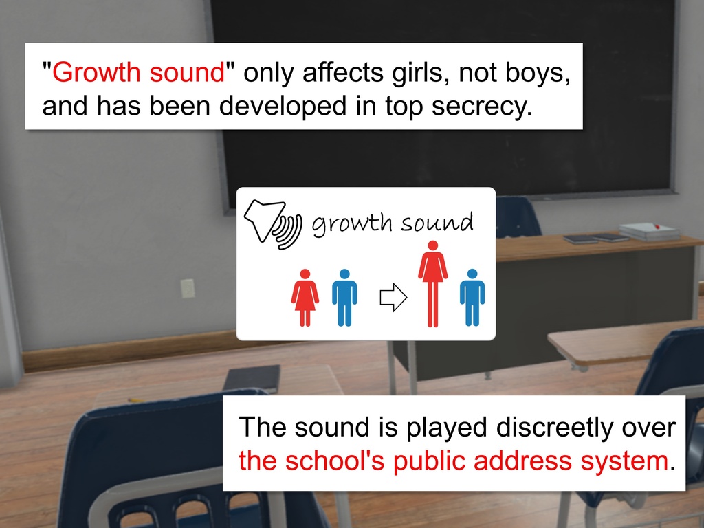 Outgrowing only girls, Overtake boys, Growth sound. Classmate Arc(pdf, jpg, mp4)