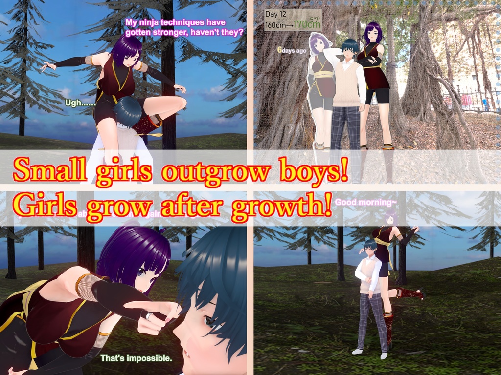 Outgrowing only girls, Overtake boys, Growth sound. Ninja Arc(pdf, jpg, mp4)