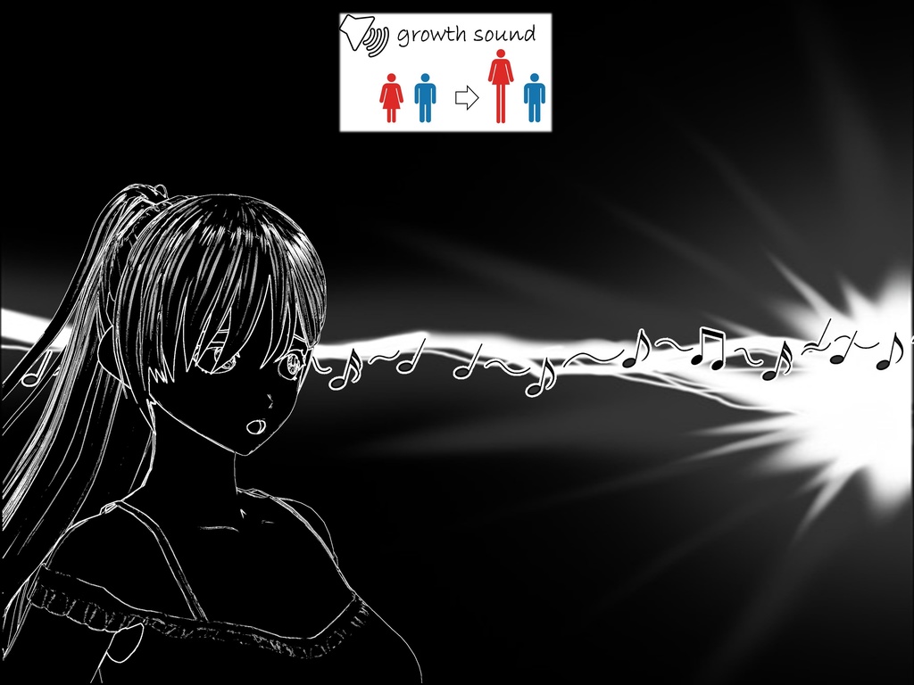 Outgrowing only girls, Overtake boys, Growth sound. Train Arc(pdf, jpg, mp4)