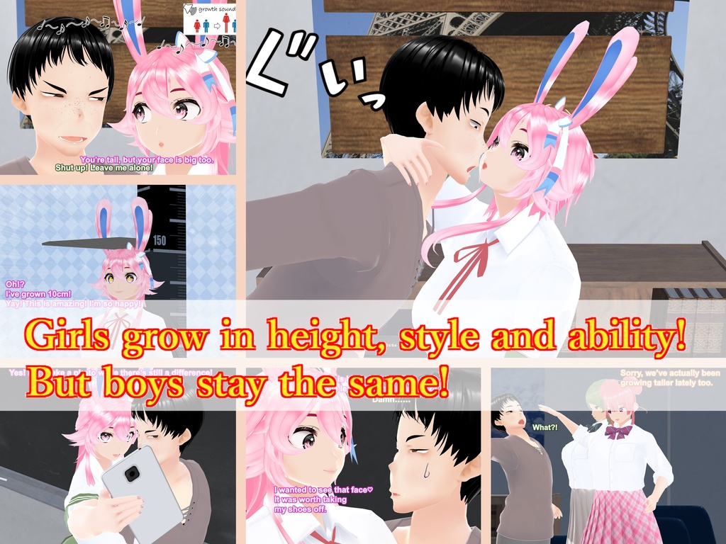 (free trial)Outgrowing only girls, Overtake boys, Growth sound Rabbit Arc(pdf, jpg, mp4)