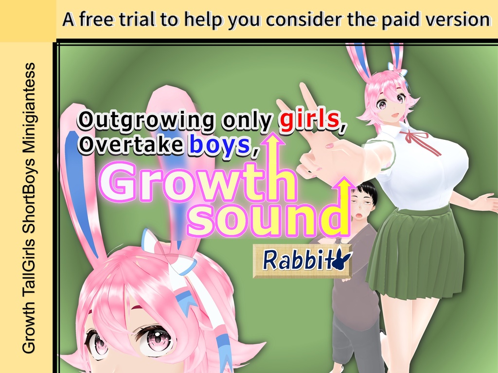 (free trial)Outgrowing only girls, Overtake boys, Growth sound Rabbit Arc(pdf, jpg, mp4)