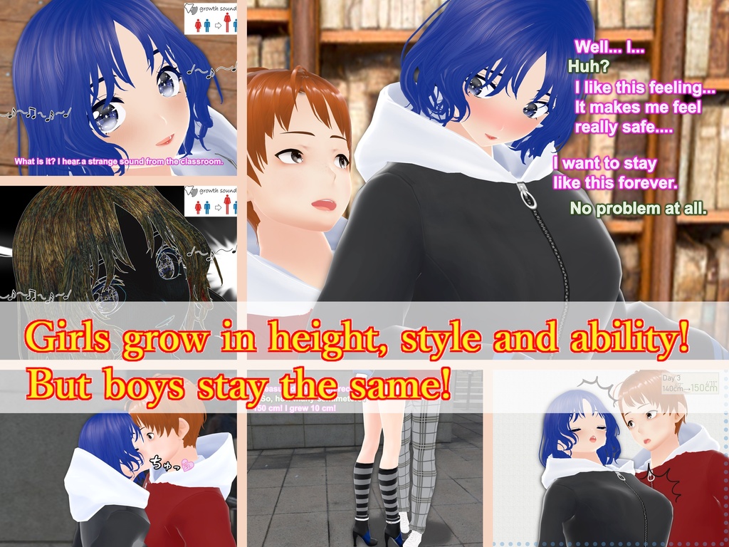 Outgrowing only girls, Overtake boys, Growth sound. Lovestruck girlfriend Arc(pdf, jpg, mp4)