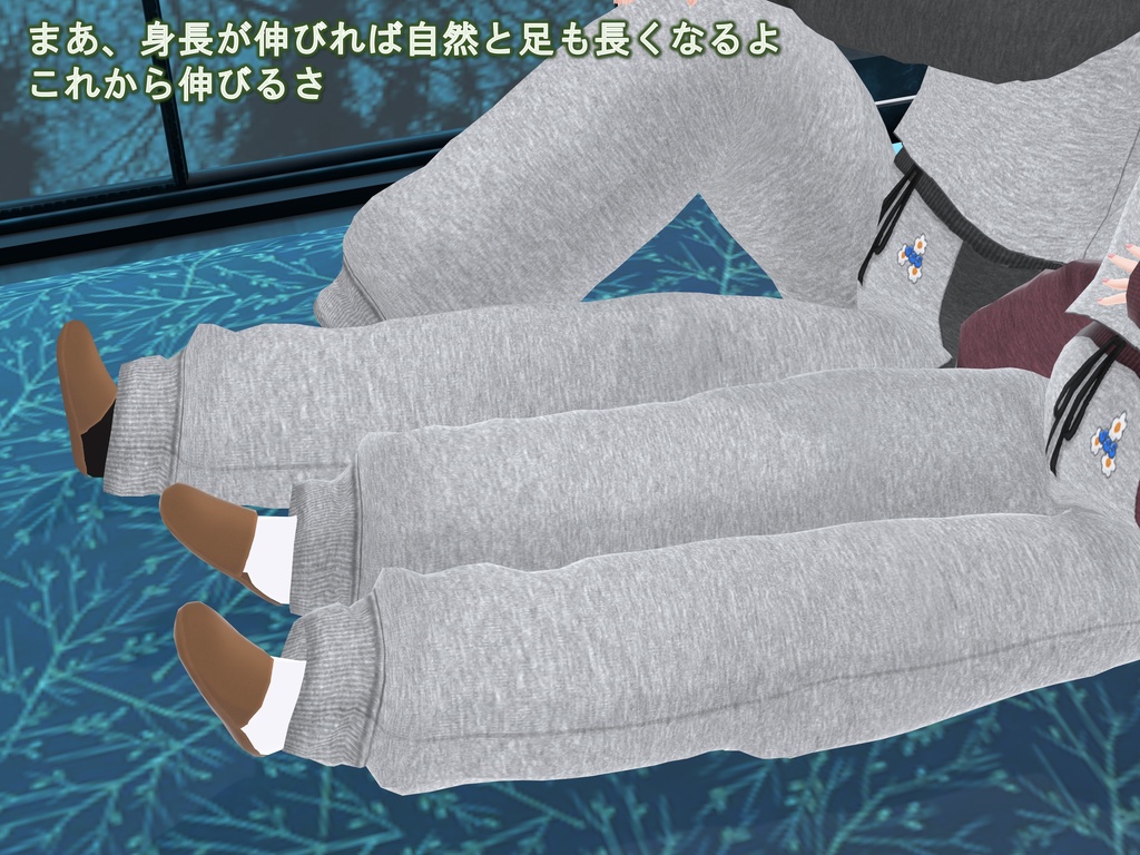 女子だけ成長 男子を追い抜く 成長音~スウェット編~(pdf, jpg, mp4)