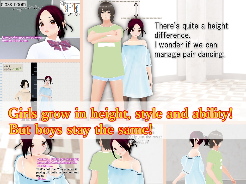Outgrowing only girls, Overtake boys, Growth sound. Dance school Arc(pdf, jpg, mp4)