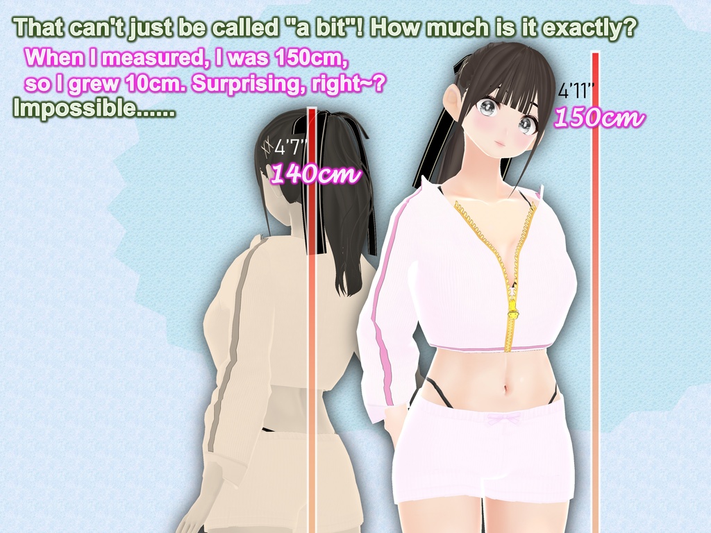 Outgrowing only girls, Overtake boys, Growth sound. Summer Vacation Arc(pdf, jpg, mp4)