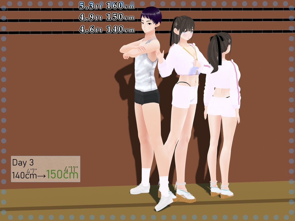 Outgrowing only girls, Overtake boys, Growth sound. Summer Vacation Arc(pdf, jpg, mp4)