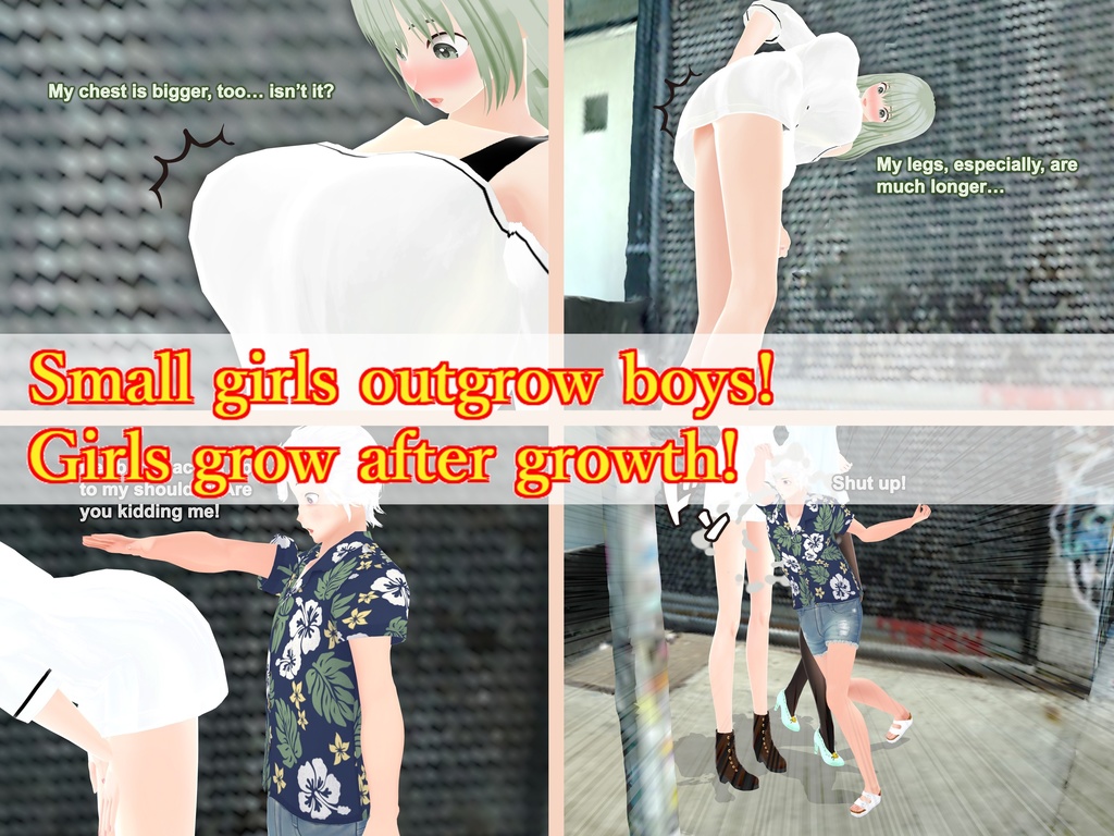 Outgrowing only girls, Overtake boys, Growth sound. Alleyway Arc(pdf, jpg, mp4)