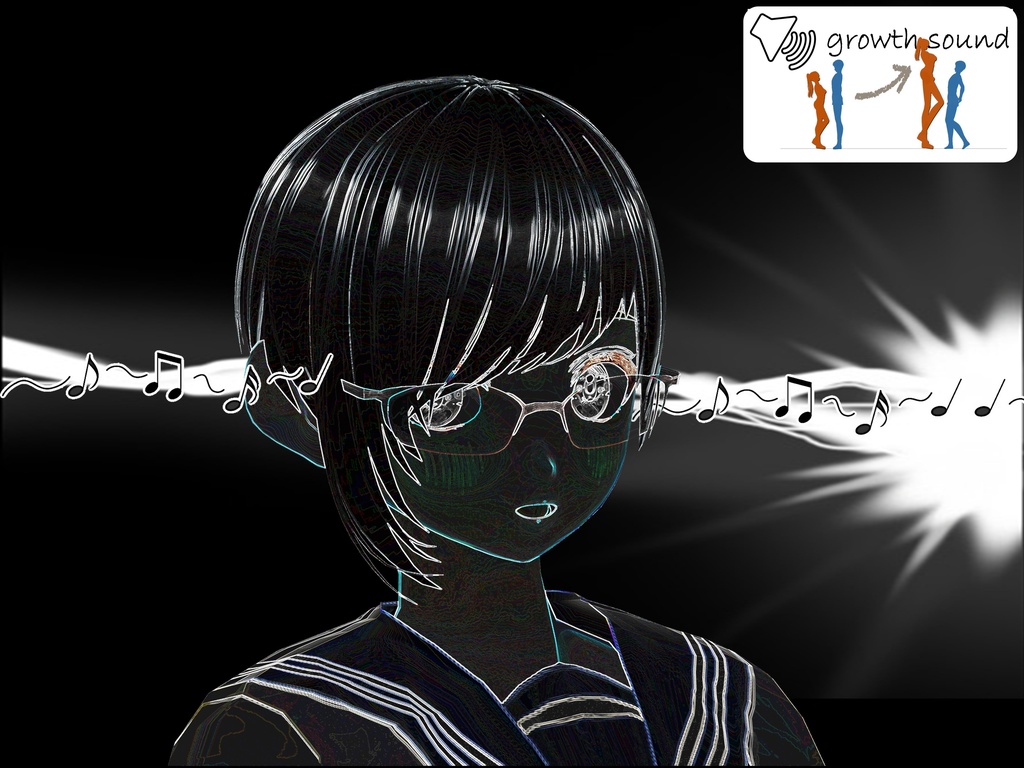 女子だけ成長 男子を追い抜く 成長音~VRルーム編~(pdf, jpg, mp4)