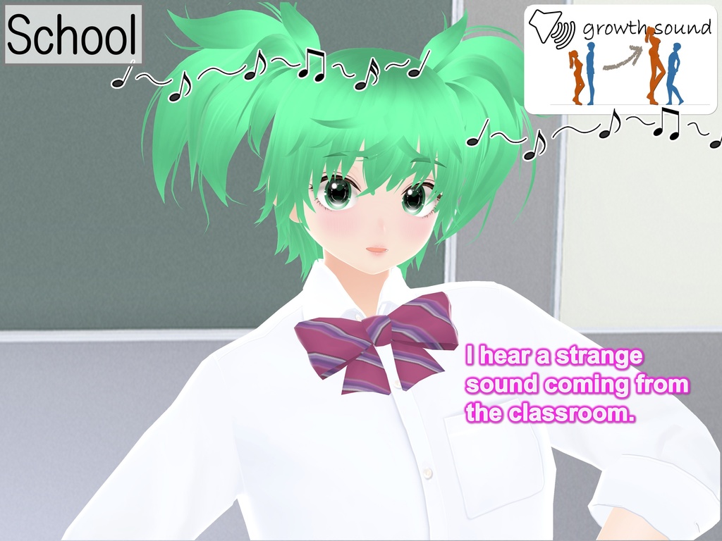 Outgrowing only girls, Overtake boys, Growth sound. Tennis Arc(pdf, jpg, mp4)