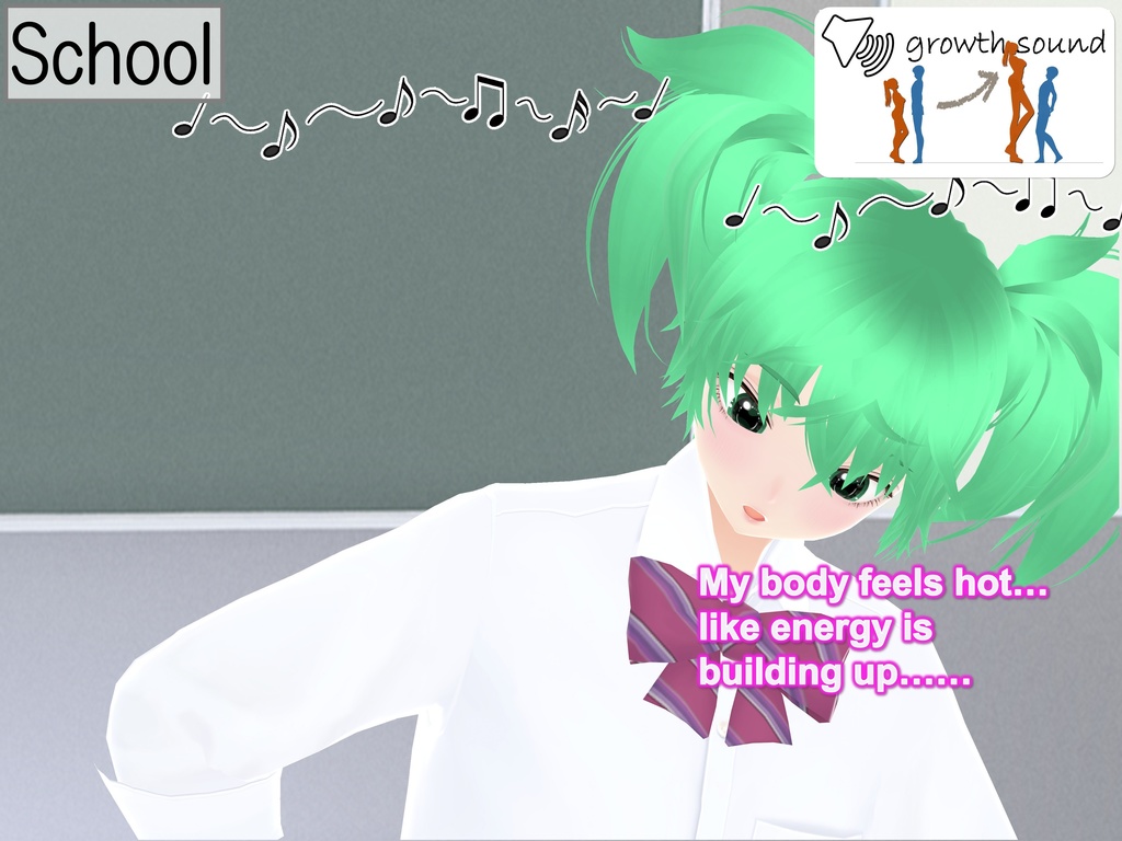 Outgrowing only girls, Overtake boys, Growth sound. Tennis Arc(pdf, jpg, mp4)