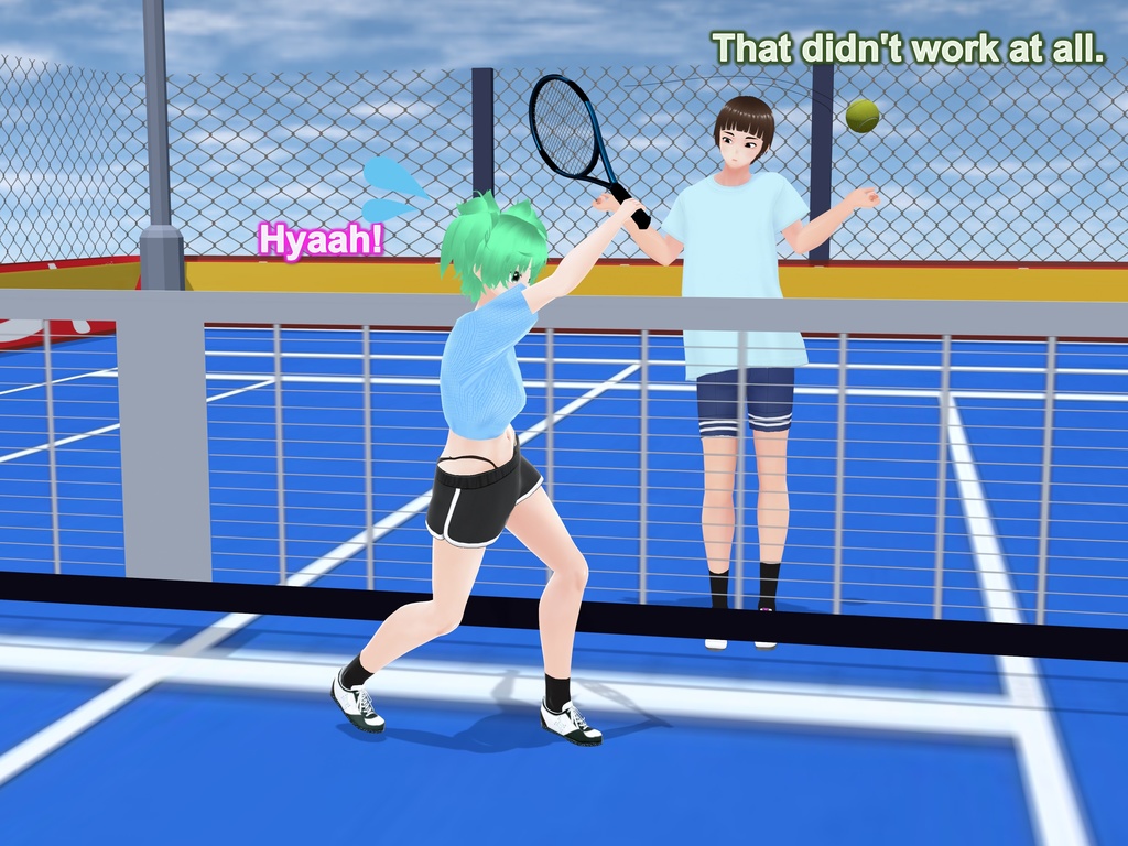Outgrowing only girls, Overtake boys, Growth sound. Tennis Arc(pdf, jpg, mp4)