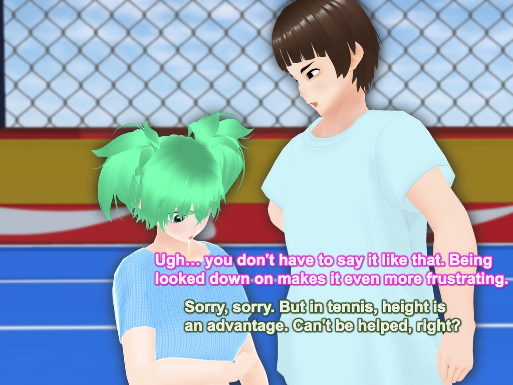 Outgrowing only girls, Overtake boys, Growth sound. Tennis Arc(pdf, jpg, mp4)