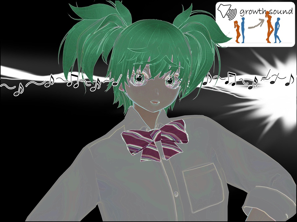 Outgrowing only girls, Overtake boys, Growth sound. Tennis Arc(pdf, jpg, mp4)