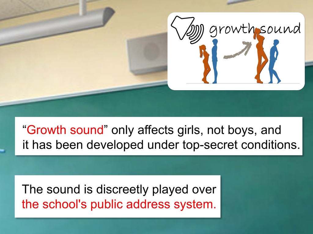 Outgrowing only girls, Overtake boys, Growth sound. Step Arc(pdf, jpg, mp4)