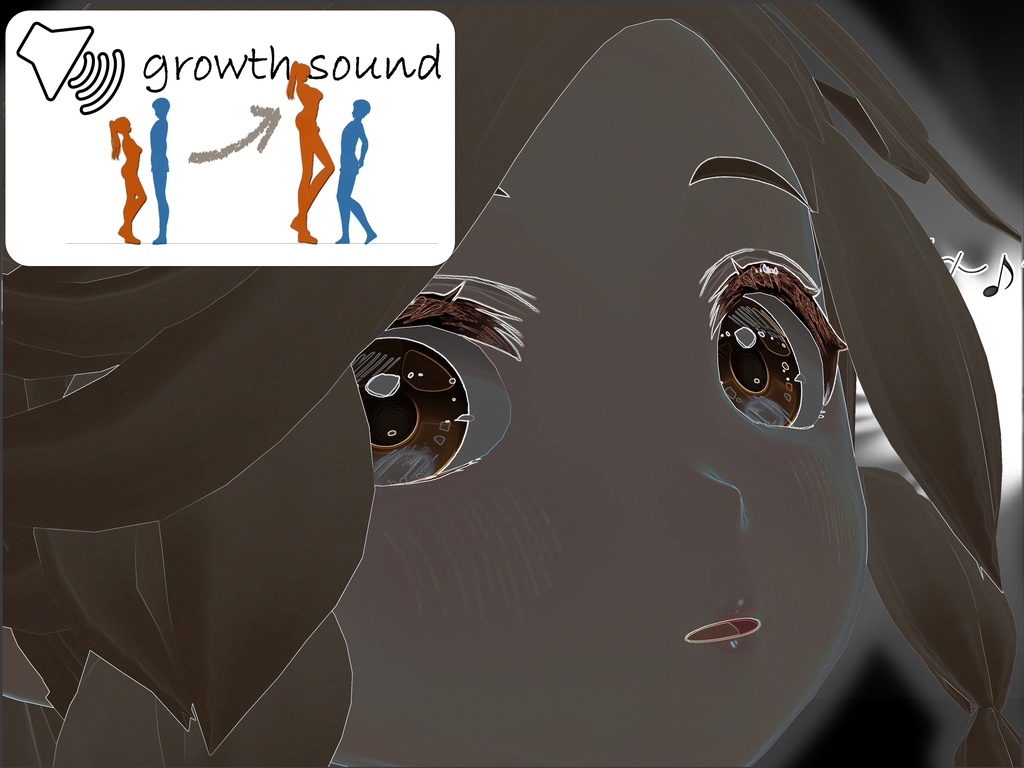 女子だけデカく 男子を追い抜く 成長音~捕らわれ娘編~(pdf, jpg, mp4)