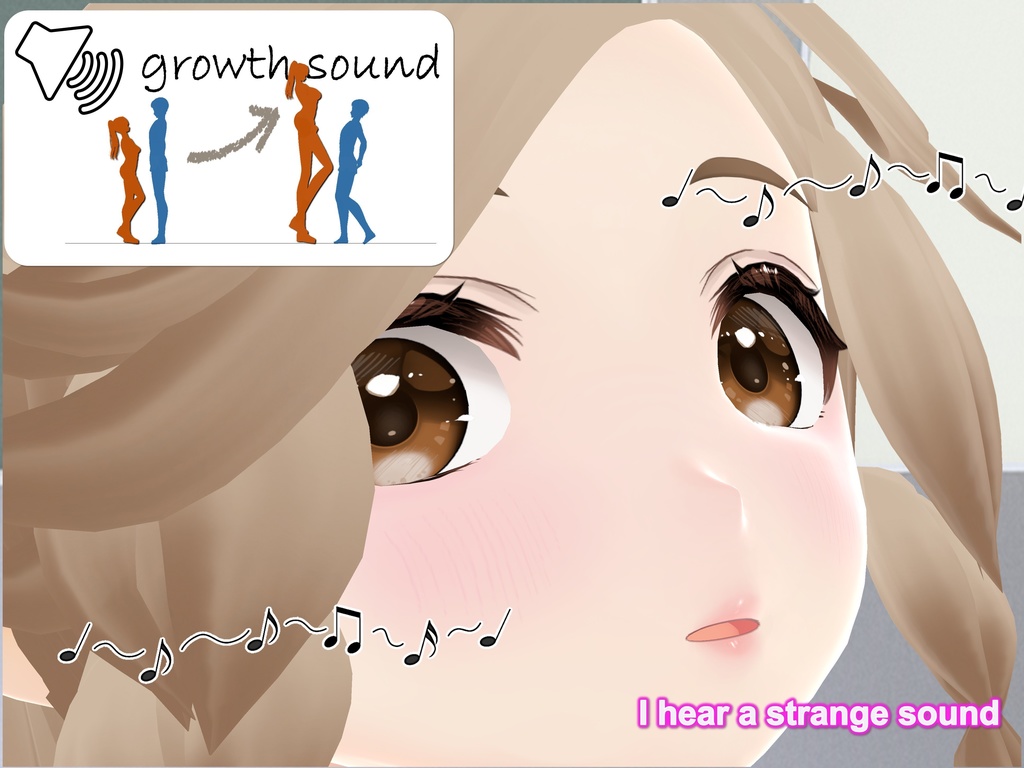 Outgrowing only girls, Overtake boys, Growth sound. Captured Girl Arc(pdf, jpg, mp4)