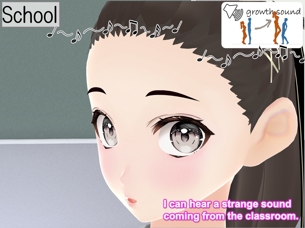 Outgrowing only girls, Overtake boys, Growth sound. Electric Guitar Arc(pdf, jpg, mp4)