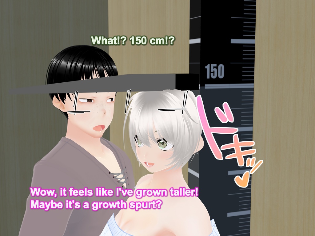 Outgrowing only girls, Overtake boys, Growth sound. headpiece Arc(pdf, jpg, mp4)