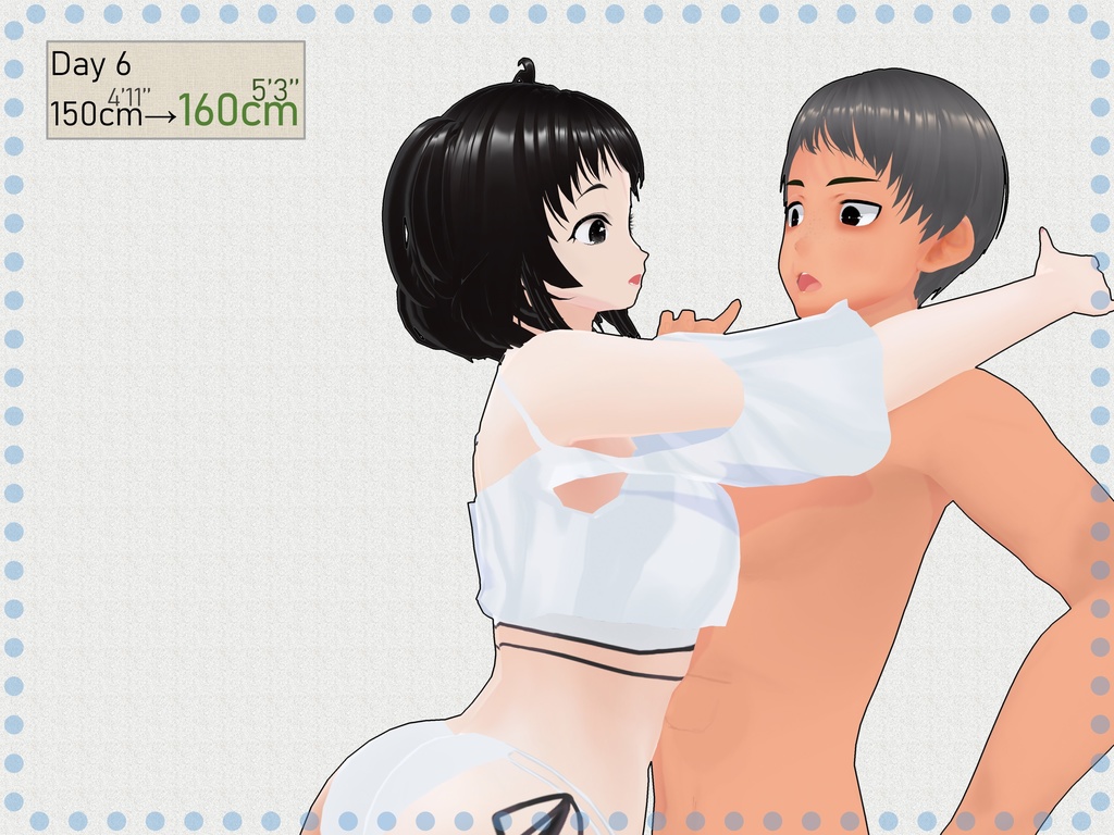 Outgrowing only girls, Overtake boys, Growth sound. pool Arc