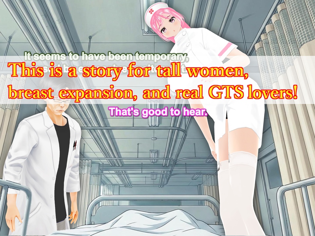 Outgrowing only girls, Overtake boys, Growth sound. hospital Arc