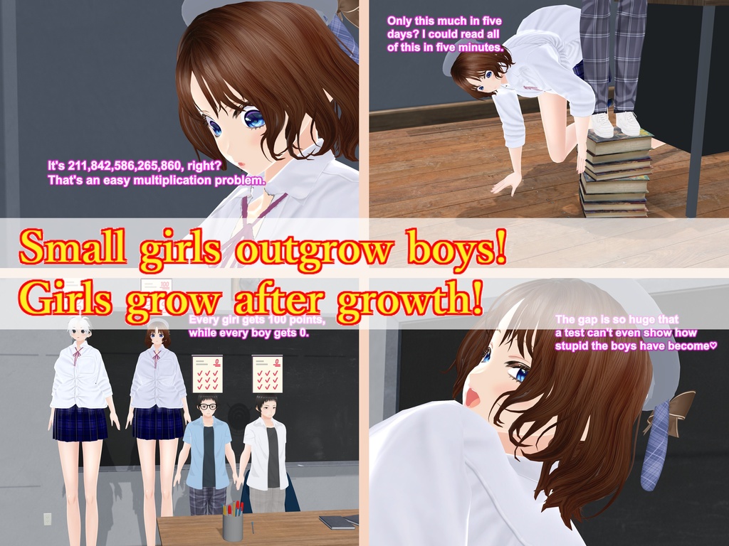 Girls Grow, Overtaking Boys — Growth Sound : Test