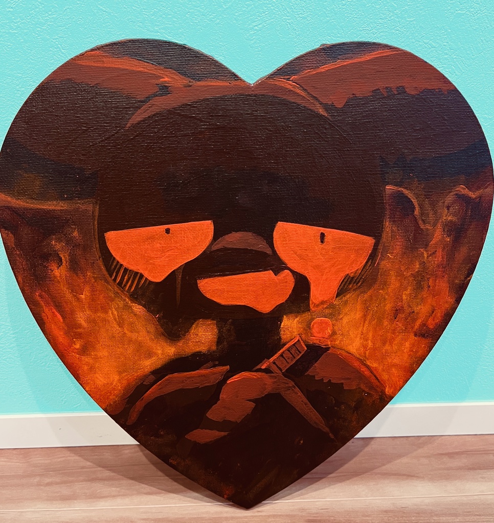 アクリル原画「爆発的」