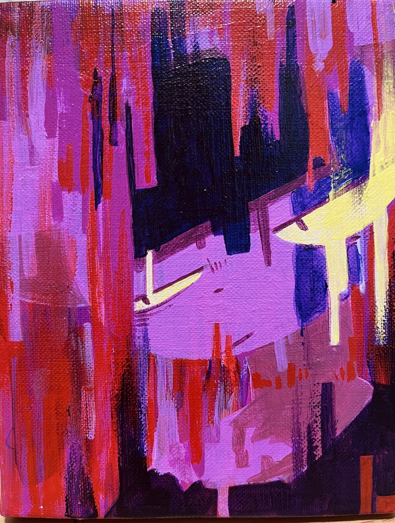 アクリル原画「グリッジ」