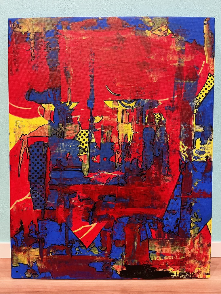 アクリル原画「嘘」