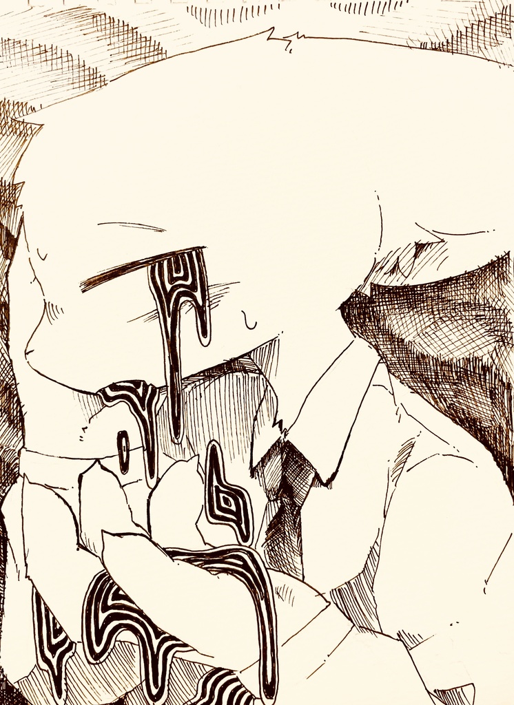 ドローイング「はきけ」