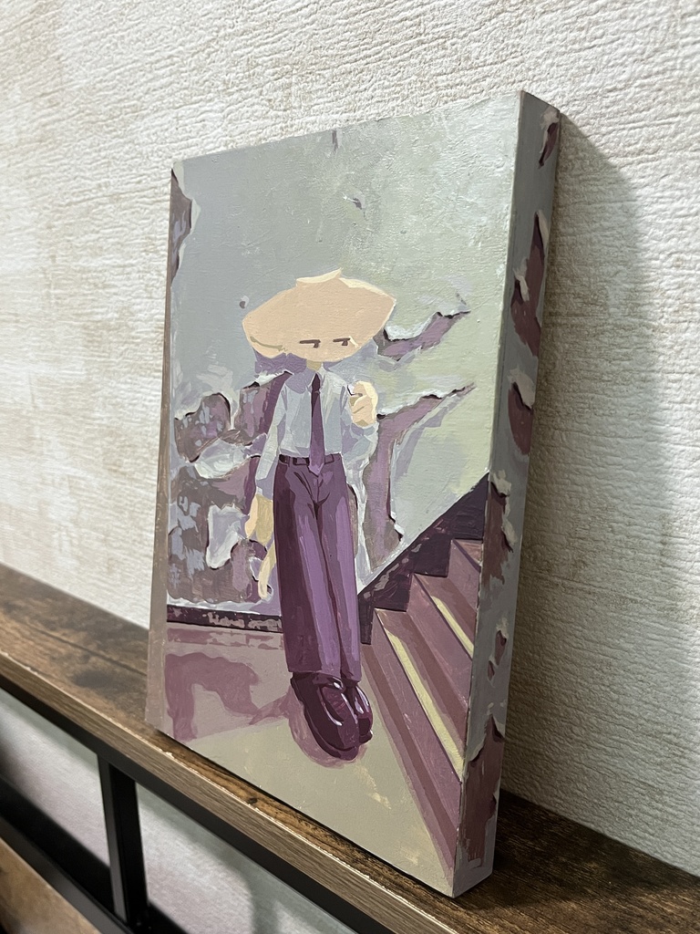 剥がれ落ちてる