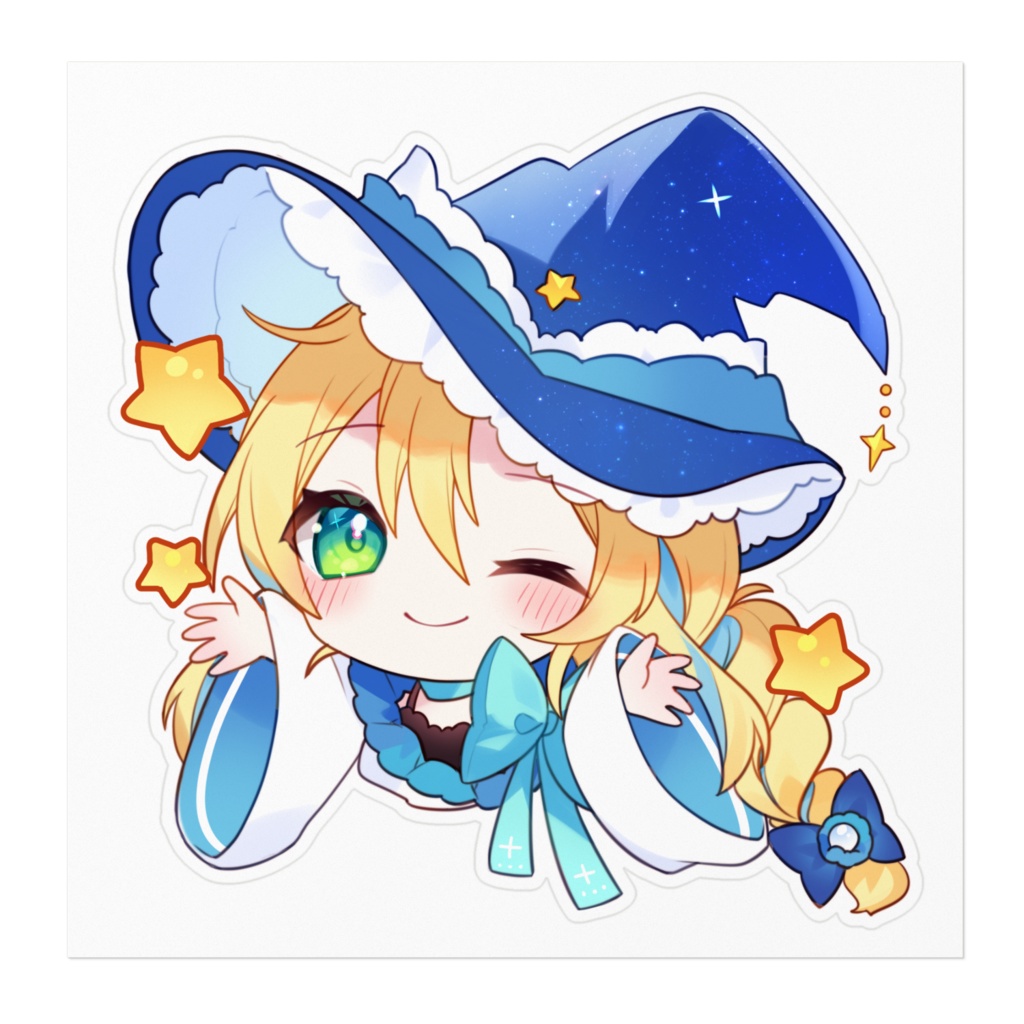 小道をぺたぺた!ステッカー(んーまっ!!)