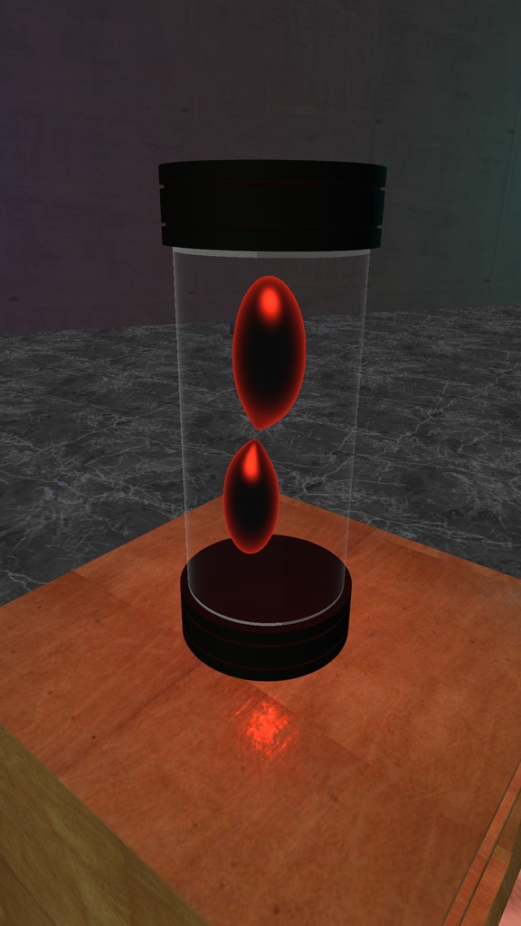 【生きてるインテリア】VRChat用液体生命風ラバランプ『LavaLife』【AudioLink対応】