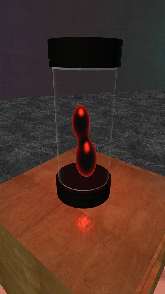 【生きてるインテリア】VRChat用液体生命風ラバランプ『LavaLife』【AudioLink対応】