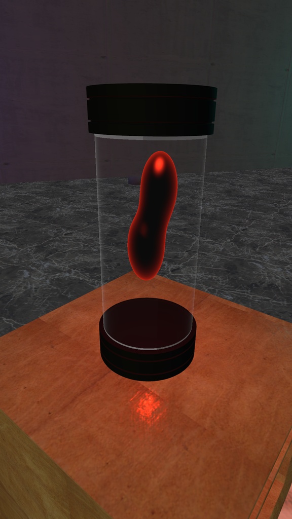 【生きてるインテリア】VRChat用液体生命風ラバランプ『LavaLife』【AudioLink対応】