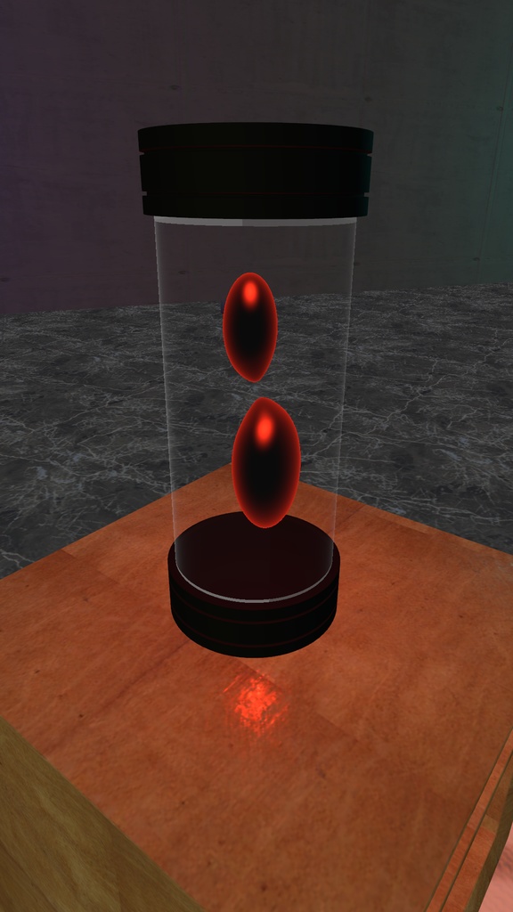 【生きてるインテリア】VRChat用液体生命風ラバランプ『LavaLife』【AudioLink対応】