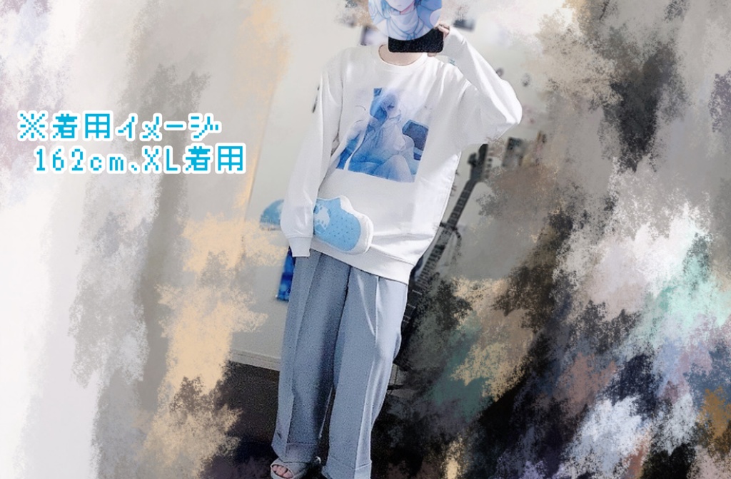 白猫推しスウェット