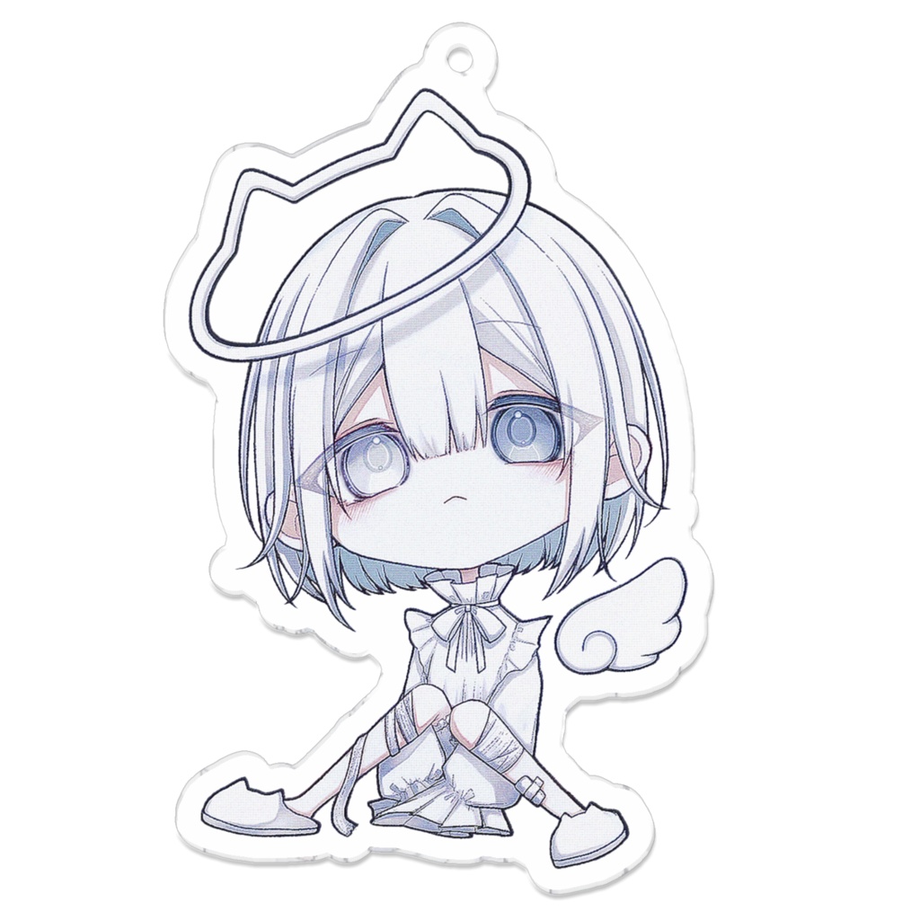 世界一かわいい白猫のアクキー