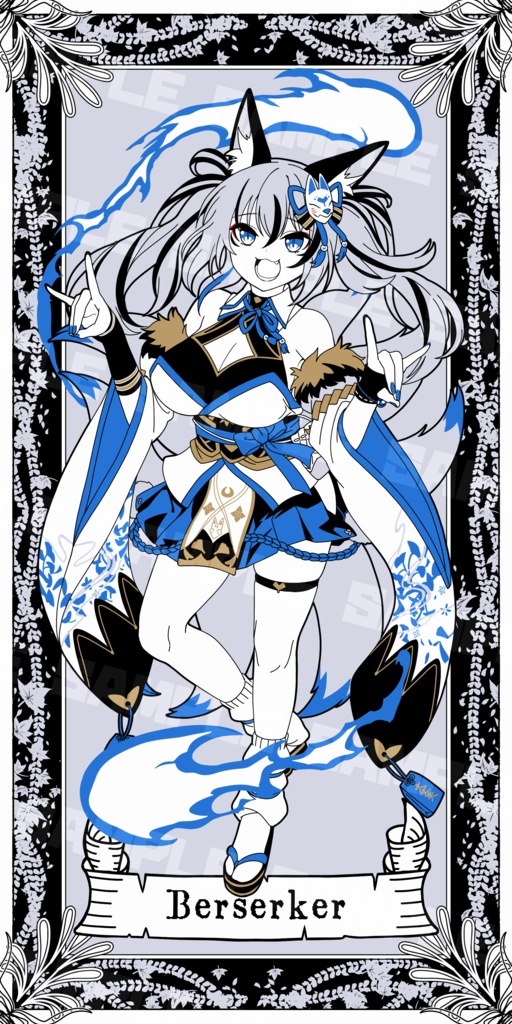 稲荷いろはさんリアルメタル呼符カード