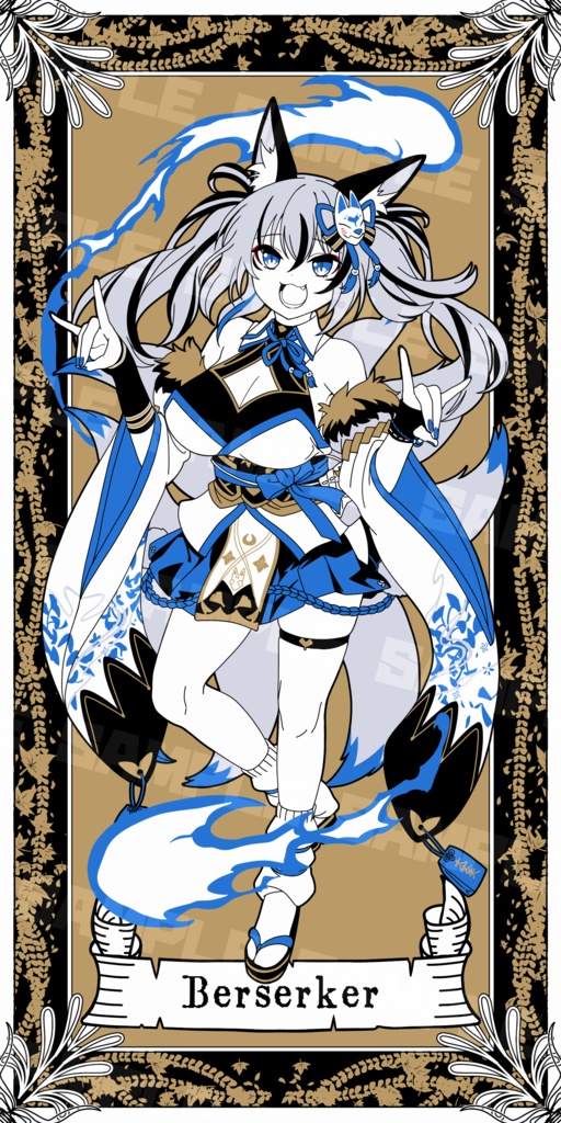 稲荷いろはさんリアルメタル呼符カード