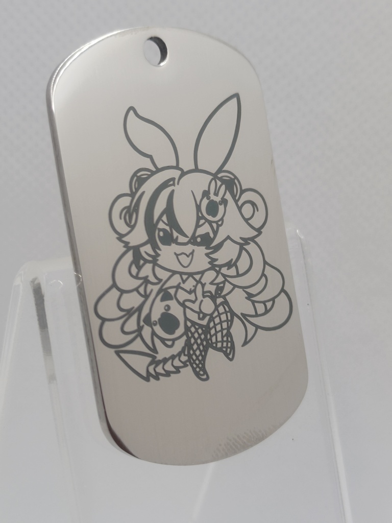 のりプロ 透々ルチカ バニー姿 ドッグタグ