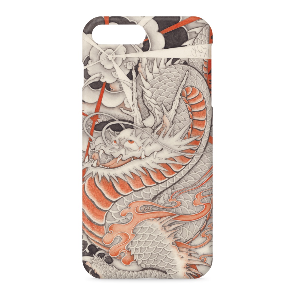 龍図 台風襲来 iPhone7 plusケース